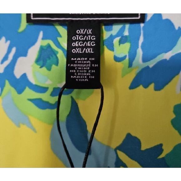 Christian Siriano Vibrant Floral Cardigan XL/1X - Picture 2 of 6